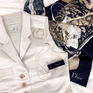 100% SILK BANANA REPUBLIC VEST